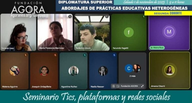 DIPLOMATURA DE LA UNDAV. COHORTE 2025 INICIO EL SEMINARIO 8