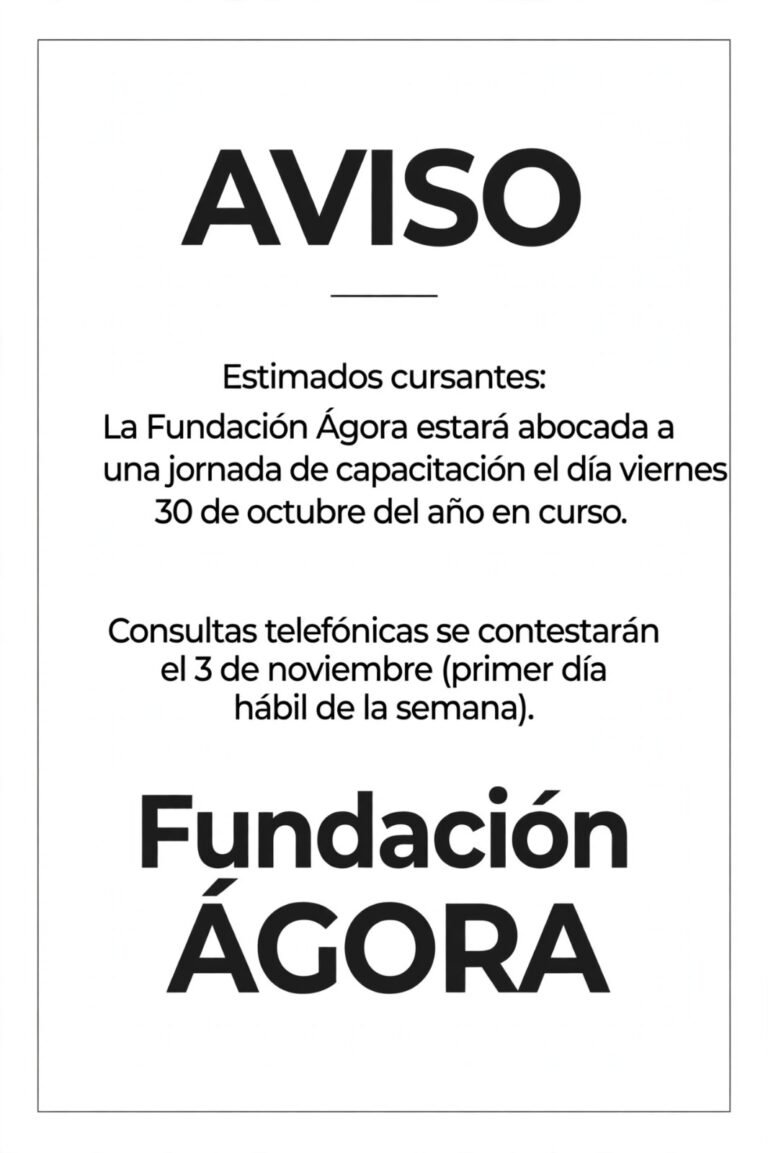AVISO IMPORTANTE